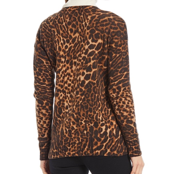 LAUREN Ralph Lauren Plus Size Animal Print Cardigan - Picture 8 of 14